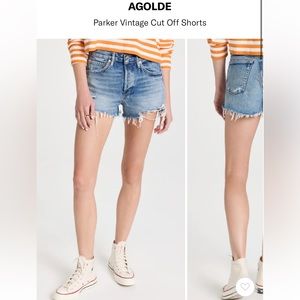 AGOLDE Parker Denim Shorts